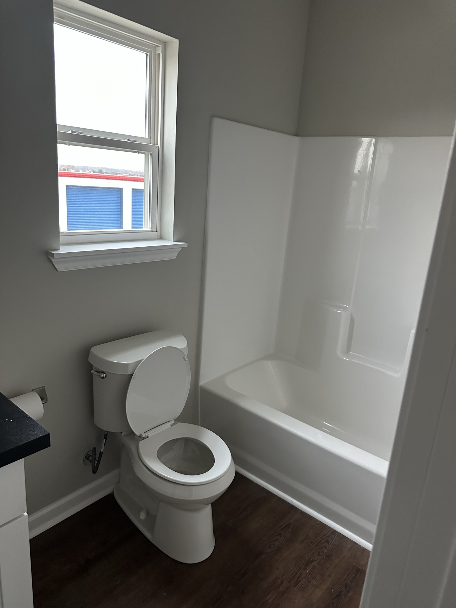 bathroom repaired after water damage
