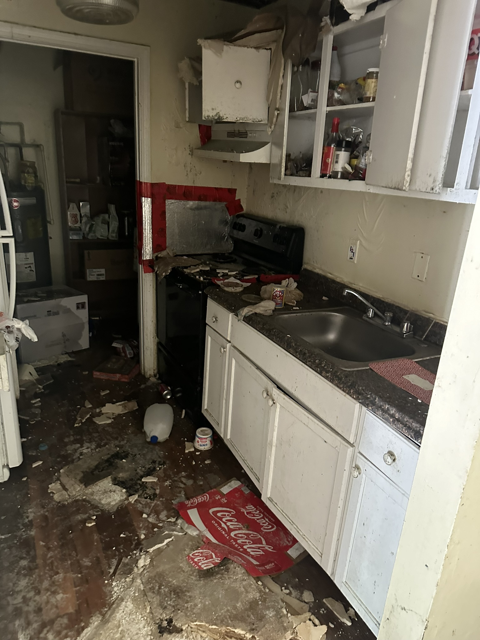 Fire Damage to a house